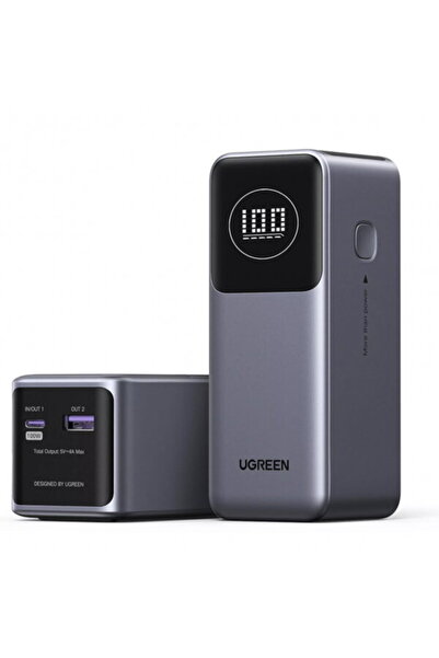 Ugreen Baterie externă PB724, 12000mAh, 100W, QC + PD, 1 x USB-A - 1 x USB-C,...