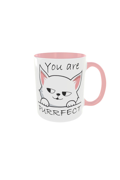 OEM Purrfect personalized cat mug, 350ml – the ideal gift for any occasion