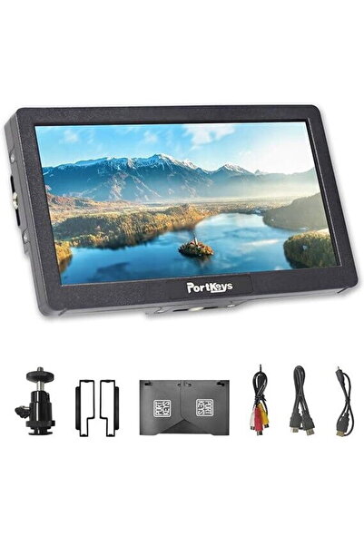 PORTKEYS Monitor HD7H, 7", Touchscreen, 1000nits, 10W, monitor HDMI 4K pentru...