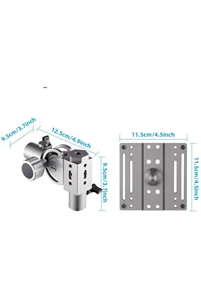 Selens Clema cu Suport Quick Release Monitor Mount System F115B
