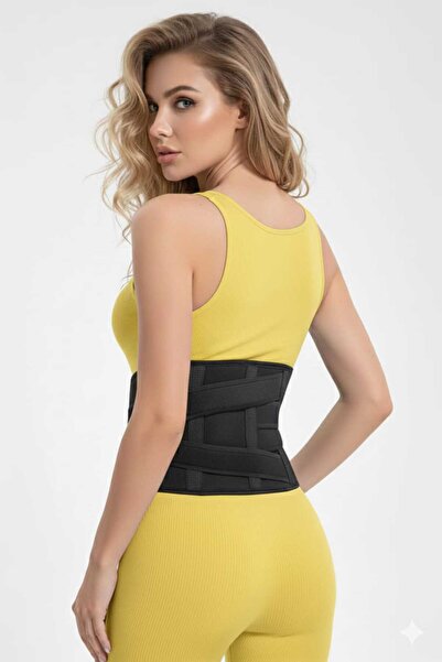 UYDEE Medikal Bel Koruyucu Korse Ayarlanabilir Balenli Bel Korsesi Lomber Kor...