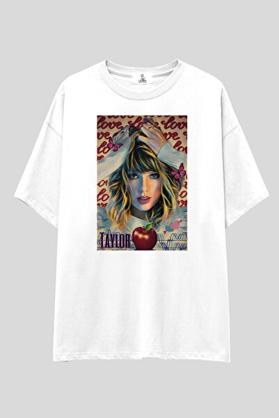 UmbraWear Taylor Swift T-Shirt |   Unisex 100% Cotton Black & White Printed C...