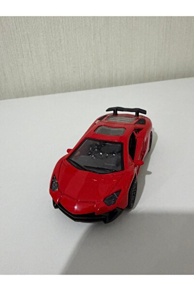 ALYTECH Lamborghini Aventador SVJ Tarzı 12 cm Çek Bırak Oyuncak Araba Kapılar...
