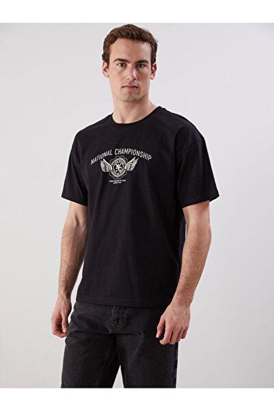 LC Waikiki RMZ GİYİM FARKIYA تي شيرت رجالي بأكمام قصيرة وياقة روبا