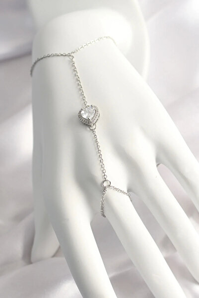 Marsilyan Nvdn- İetaks ™   316L Steel Silver Color Heart Model Şahmeran Iegrs...