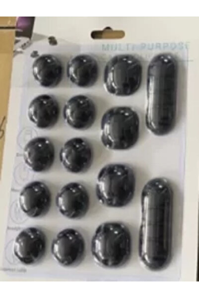 TeknoKapsül Adhesive Cable Fixer Organizer 16 Pack