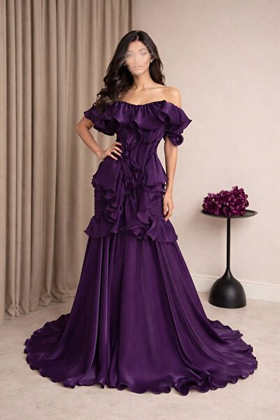 AMAZ فستان سهره جازار كلوش