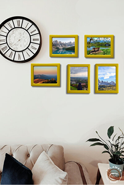 Palamar Σετ 5 τεμαχίων Α4 Συρόμενη Πλαστική Κορνίζα Επιτραπέζια & Επιτοίχια Κ...