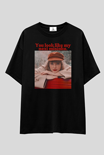 UmbraWear Taylor Swift T-Shirt |   Unisex 100% Cotton Black & White Printed C...
