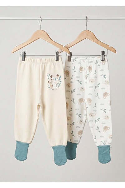 Mother Love %100 ORGANİK PAMUK 2'li Çoraplı Tek Alt 3-36 Ay