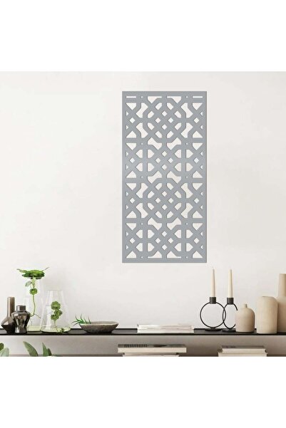 KHUBARA' AL-ALWAN منحوتة أكريليك ٦ ملم - ديكور زخارف - AC212026013 - فضي - 90x45