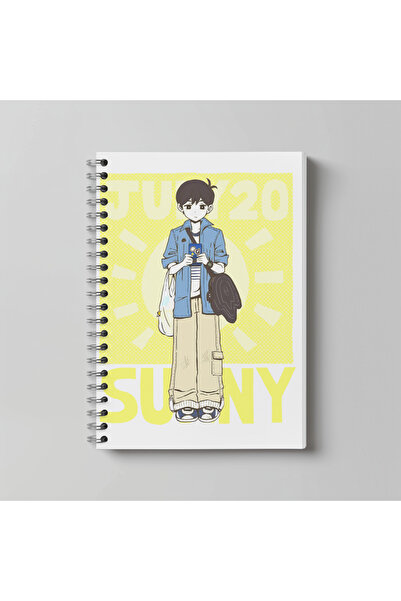 nihonwosekai Omori Anime A4 Size 60 Sheets Unlined Character Printed