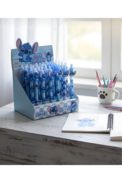 Deniz Oyuncak Stitch Figürlü 0.7 Uçlu Kalem – Sevimli Tasarım – Okul & Ofis K...