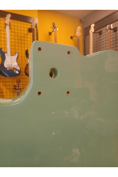 PUANDORG Telecaster Electric Guitar Body Green (Pre-Drilled Mounting Holes)