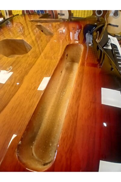 PUANDORG Telecaster Elektro Gitar Gövdesi Maun GB(Montaj delikleri hazır)