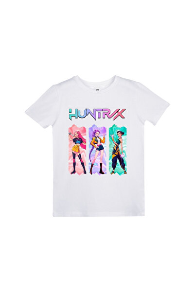 EZ Design K-Pop Huntrix Demon Hunters Printed Design Kids T-Shirt
