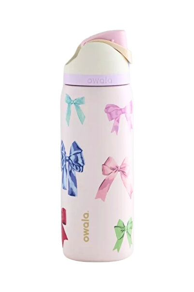 Alvora Owala 32 oz (946 ml) Freesip Patterned Double Wall Stainless Steel The...