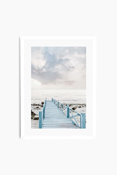 Raven Art Studio Pictură Blue Pier + Ramă