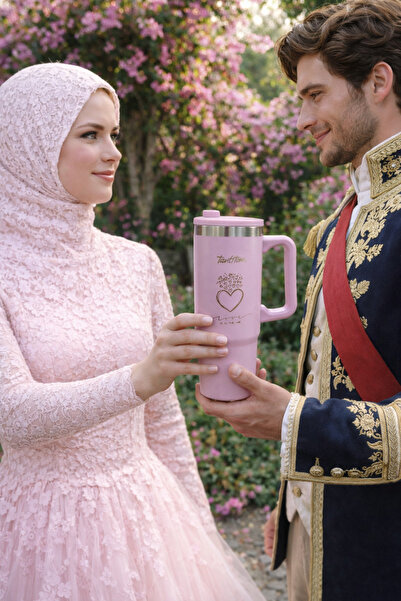 Tantitoni 💗 Love Lady Pink “Love is in the Air” Termos – 900 ML