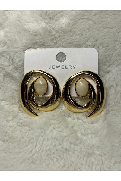 JEWELRY أقراط ذهبية بتصميم أنيق