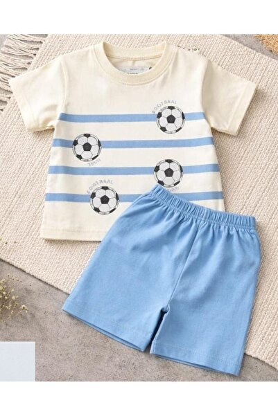 Ay-Giyim بدلة قطن ممشط للأولاد