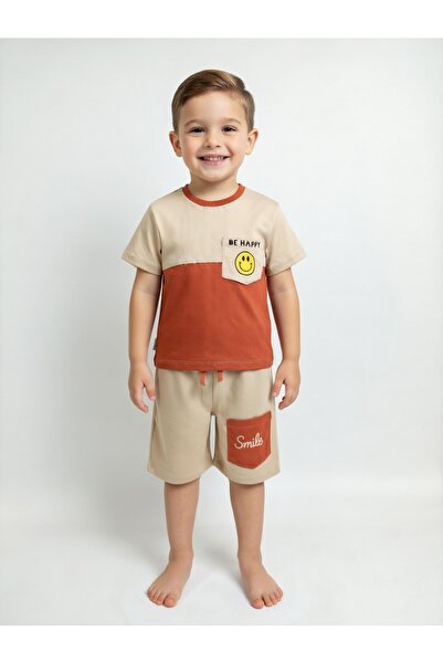 Ay-Giyim بدلة قطن ممشط للأولاد