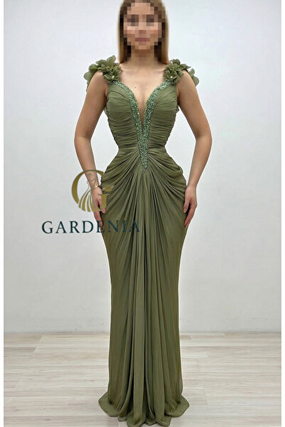 Gardenia Fashion Elegant Embroidered Evening Dress