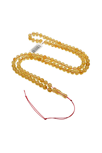 Generic Transparent Baltic Amber Rosary 99 Beads 20g 7mm Prayer Beads