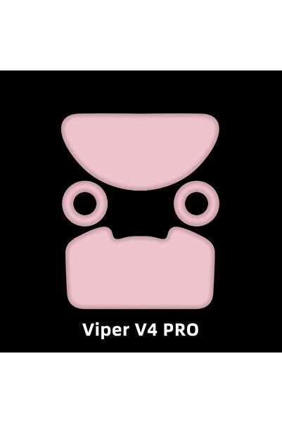 Choice Pink ESPTIGER ICE Mouse Skates for Razer Viper V4 Pro High Purity PTFE...