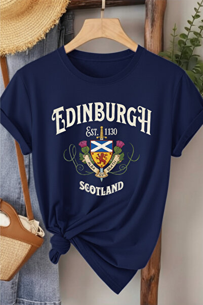 l'eivor تي شيرت نسائي مطبوع من ادنبره اسكتلندا