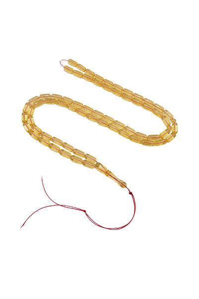 Generic Transparent Baltic Amber Rosary 66 Beads 28g 6.5-14mm Prayer Beads