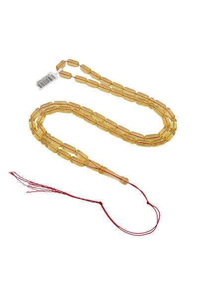 Generic Transparent Baltic Amber Rosary 51Beads 19.5g 6-13.5mm Prayer Beads