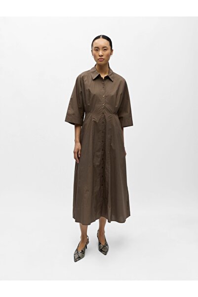 Object Maxikleid Geknöpftes