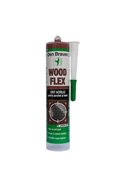 Den Braven Chit acrilic Woodflex pentru parchet și lemn, Wenge, 280 ml