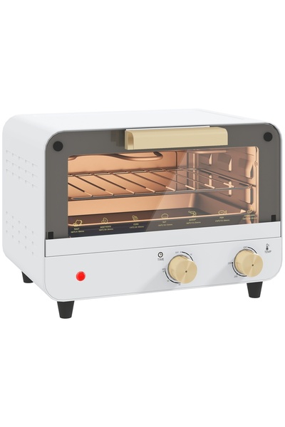 OEM Re-Bloom Electric Oven, with timer and adjustable temperature white/gold,...