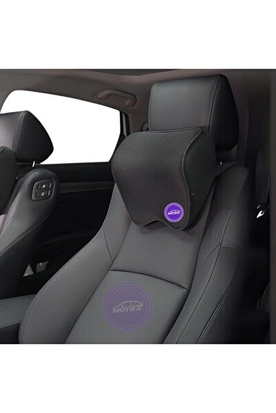 MOTRK مخدة سيارة وسادة رقبة للسيارة للرقبة مصنوعة الفوم وغطاء قابل للغسل