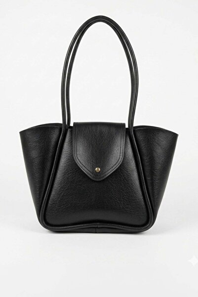 Fulla Moda Faux Leather Magnetic Cover Handbag