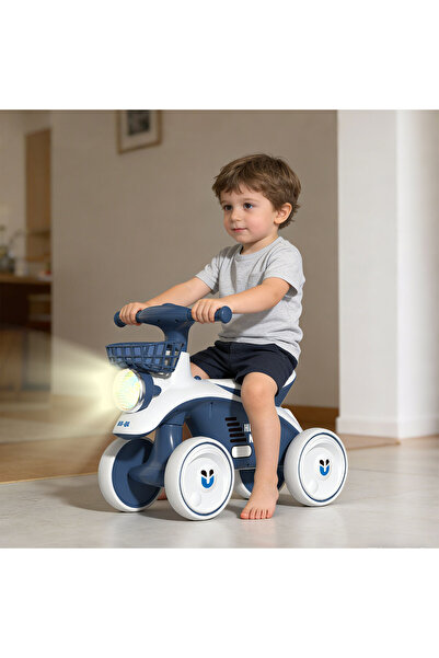 KidLe Kids Balance Bike with Music and Light,with Basket Balance Bike, for 1-...