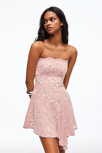 Bershka Bandeau mini elbise