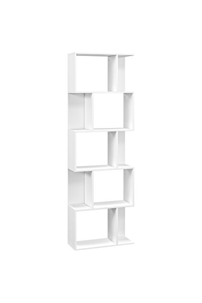 OEM Re-Bloom Βιβλιοθήκη με 5 ράφια, μοριοσανίδα, λευκό, 60 x 24 x 184,5 εκ.