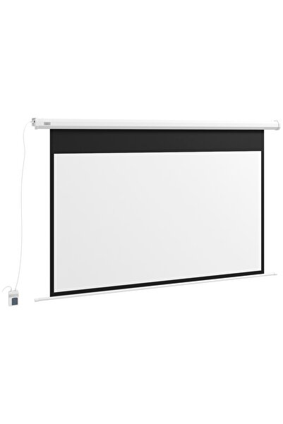 OEM 4K HD Re-Bloom Projection Screen, plastic/metal, white, 215 x 8 x 140 cm
