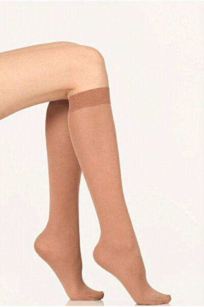 NBB جوارب طويلة لامعة فائقة النعومة من موردوم، 15 دينيير، تصل إلى أسفل الركبة