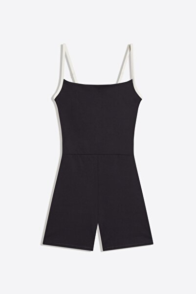 Bershka Kontrast askılı kısa tulum