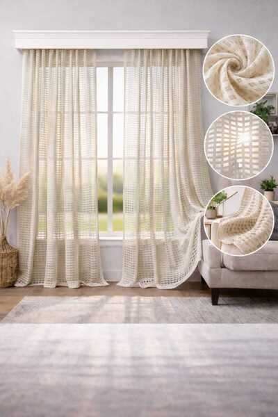 Belvedere New Design Mesh Tulle 1X3 Tight Pleats Non-Crinkle