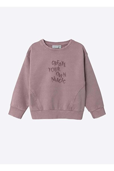 name ıt Sweatshirt Purple