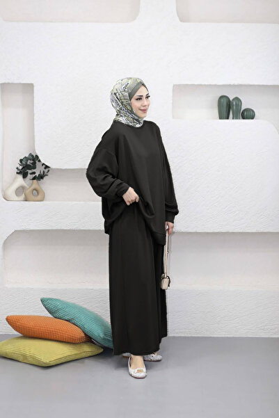 Suede Style 5722 - Set de damă oversize, confortabil, elegant și casual, cu 2...