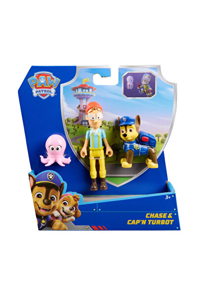 PAW PATROL Çoklu Hikaye Figür Seti Chase Kapitan Turbot 6072983