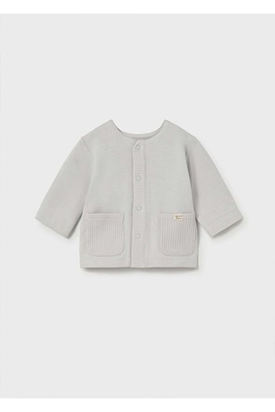 MAYORAL Summer Baby Boy Newborn Cardigan - Gray