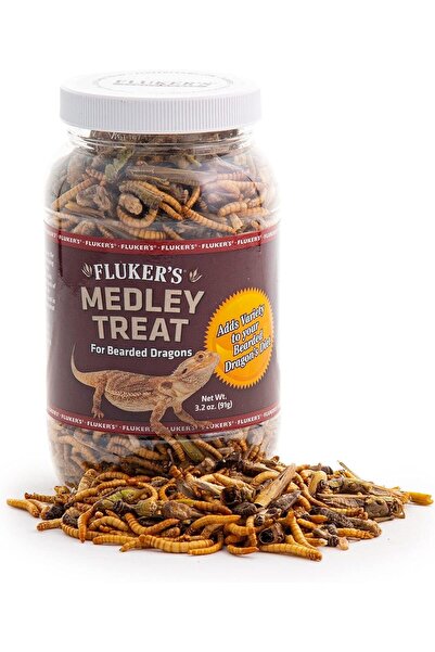 Food Fluker's Bearded Dragon Medley Treat Food, 3.2-Ounce (72023)
