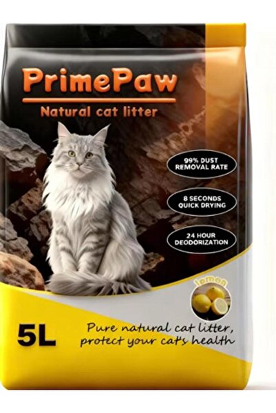 PRİME PAW Lemon Grade B bentonite cat litter 5L